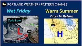 Portland Weather, Heavy Friday Showers, Dry Days Ahead