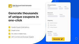 Shopify Bulk Discount Code Generator App