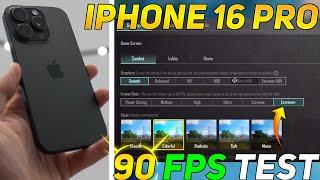 IPHONE 16 PRO BGMI TEST | IPHONE 16 PRO PUBG TEST | A18 PRO CHIPSET ️