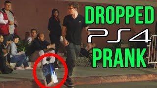 I DROPPED MY PS4 PRANK!