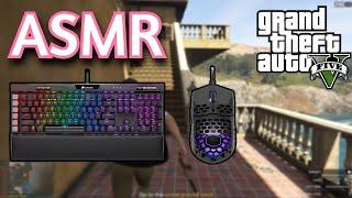 ASMR Gaming | GTA V Cayo Perico HEIST SOLO | Keyboard/Mouse Sounds + No Talking 