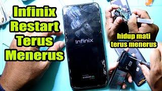 Mengatasi hp restart sendiri berulang ulang infinix || hp infinix restart terus menerus..