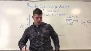 Calculating the mean of a histogram