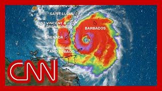 Hurricane Beryl strengthens as it takes aim at the Windward Islands
