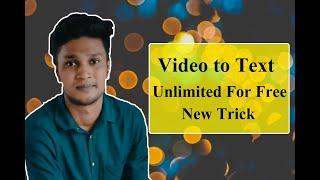 Video to text converter | Free video to text tool