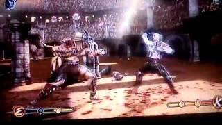 Quan Chi vs Goro , Kintaro , Mileena , Shao Khan