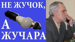 DIY. Как сделать жучка из лед лампы. Делаю переходник электропатрон - розетка своими руками.