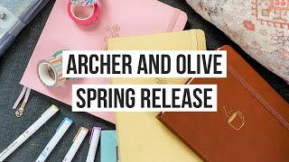 Archer and Olive Spring Release Unboxing! | Check out Everything I Received! | Bullet Journal Haul