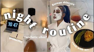 SELF CARE NIGHT ROUTINE 2023 | GETTING MY LIFE TOGETHER + GLASS SKINCARE ROUTINE  + WORKING OUT, ETC