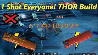 The Best Mjolnir Build! Thor Build 1 Shot - New World Aeternum