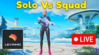  Levinho Solo Vs Squad PUBG MOBILE 2