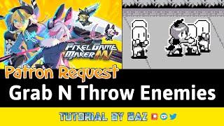Grab N Throw Enemies - Pixel Game Maker MV