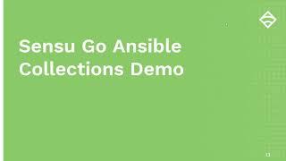 Monitoring as code with Sensu + Ansible Webinar