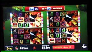 Action am Spielautomat! FIRE MASTER ZAHLT AUS! 4€ Freispielsession Bally Wulff Mega Win