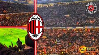 TIFOSI CURVA SUD MILANO SPECTACULAR SUPPORT IN CHAMPION LEAGUE • AC MILAN VS CRVENA ZVEZDA 2- 1