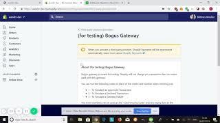 Test Mode | Shopify Tutorial