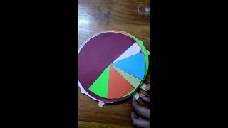 DIY pie chart activity ️ #ytshorts #shorts #diy #activity #kids #school #maths #craft