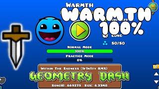 WARMTH 100% | GEOMETRY DASH (SUPER EASY LEVEL) | ORANBLACKK