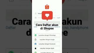 Cara Daftar akun di Shopee. #dennycaknanhappyasmara #carajualandishopee #akunshopee #shopee