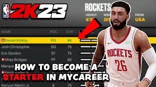 How To Become A Starter In NBA 2K23 MyCareer! How To Complete 'Welcome To The League' Quest