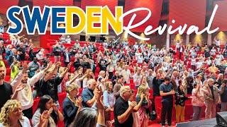 GOD'S POWER Sweden Revival: anorexia, lungs, using walker, Lyme disease, demon poisons & deliverance