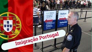 Como é, como funciona a  imigração em Lisboa Portugal em  2024