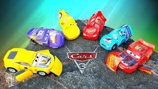 КРУТЫЕ МАШИНКИ ИЗ МУЛЬТИКА #ТАЧКИ 3 Молния Маккуин Крус Рамирес и другие cars #промашинки