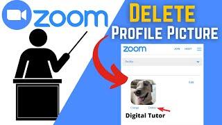 How to Delete Profile Photo From Zoom On Pc