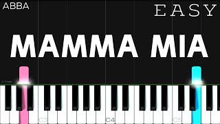 ABBA - Mamma Mia | EASY Piano Tutorial