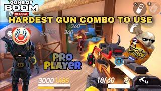 HARDEST GUNS U NEED 100+ SKILLS TO MASTER GUNS OF BOOM PRO GAMEPLAY