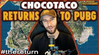 chocoTaco's FIRST WIN in PUBG After Returning to Try the New Revive System #thereturn