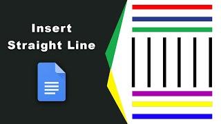 How to Insert a straight line in Google Docs