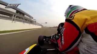 SGM - Andrea Spagni 173 km/h VELOCISSIMO su kart all' Autodromo Modena Marzaglia.