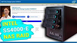 Как восстановить данные с разрушенного RAID 5 массива Intel Entry Storage System SS4000-E NAS