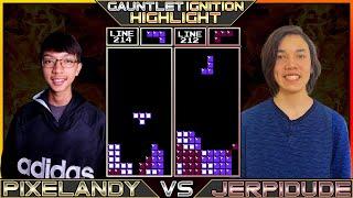 Just One More Tetris!! PixelAndy vs Jerpidude Highlight!