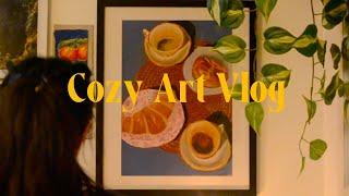 Still Life Painting for Beginners | Baking My Reference | Cozy Art Vlog