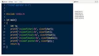 C Programming | sizeof operator in C | Number of elements in an array with the using sizeof operator