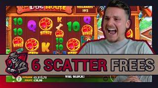 6 SCATTER DOG HOUSE MEGAWAYS  | Historisch auf 20€  | Freegames High Stakes  | Casino Highlights