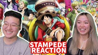 IS THIS THE BEST ONE PIECE MOVIE ?! | One Piece Stampede Movie Couples Reaction & Discussion