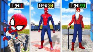 Surviving 99 YEARS As SPIDERMAN In GTA 5.. (Mods)