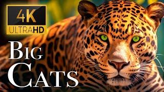 Big Cats In 4K - Spectacular Scenes of Big Cats In Wild Nature | Scenic Relaxation Film