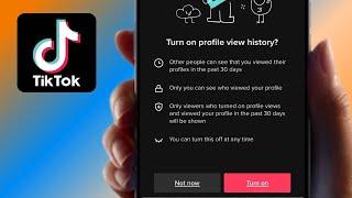 TikTok Profile Views Not Showing iPhone | How to Turn On TikTok Profile Views iPhone