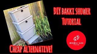 How to build an EASY budget DIY pond filter / bakki shower / diy sieve tutorial - SAVE £££