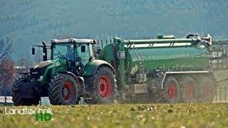 Substrat ausbringen mit 2 Fendt Vario und Kotte Technik [HD]