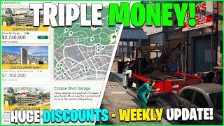 DOUBLE & TRIPLE MONEY, DISCOUNTS & LIMITED TIME CARS IN DEALERSHIPS - GTA ONLINE WEEKLY UPDATE!