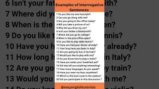 Interrogative Sentence #shorts #sentences #english #interrogativesentences #youtubeshorts