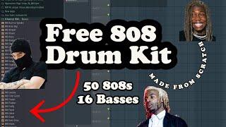 [FREE 808 DRUM KIT] NEW 2023* Destroy Lonely, Yeat, Dom Corleo, Tana 808 Drum Kit