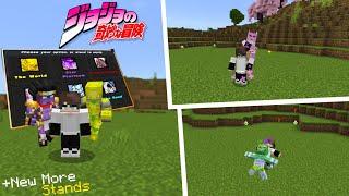 This Jojo Addon is INSANE!?! | Stand Craft Addon/Mods For Minecraft PE! | (1.21.31)