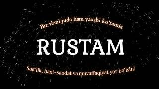 Rustam ismiga video