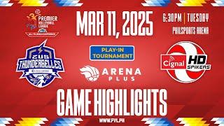 ️ZUS vs. CHD - Highlights | Play-Ins | 2024-25 PVL All-Filipino Conference